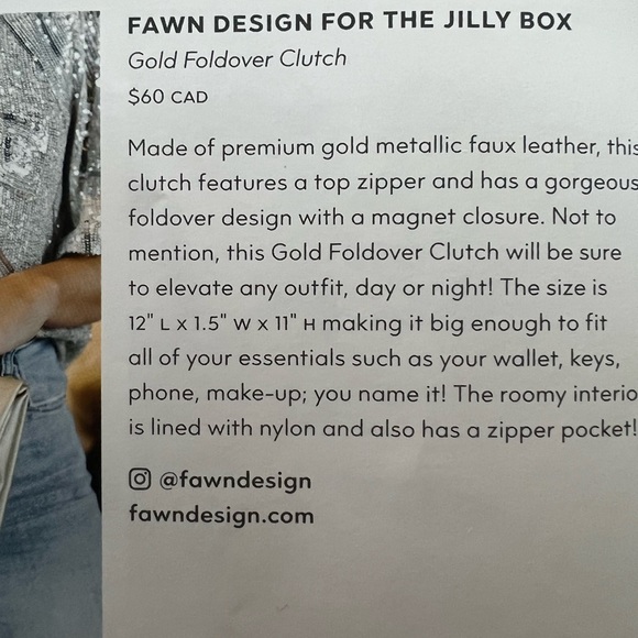 Fawn - Designed for the Jillybox Clutch - Picture 3 of 3